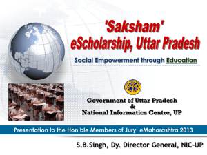 For SAKSHAM PPT Click Here... - Scholarship