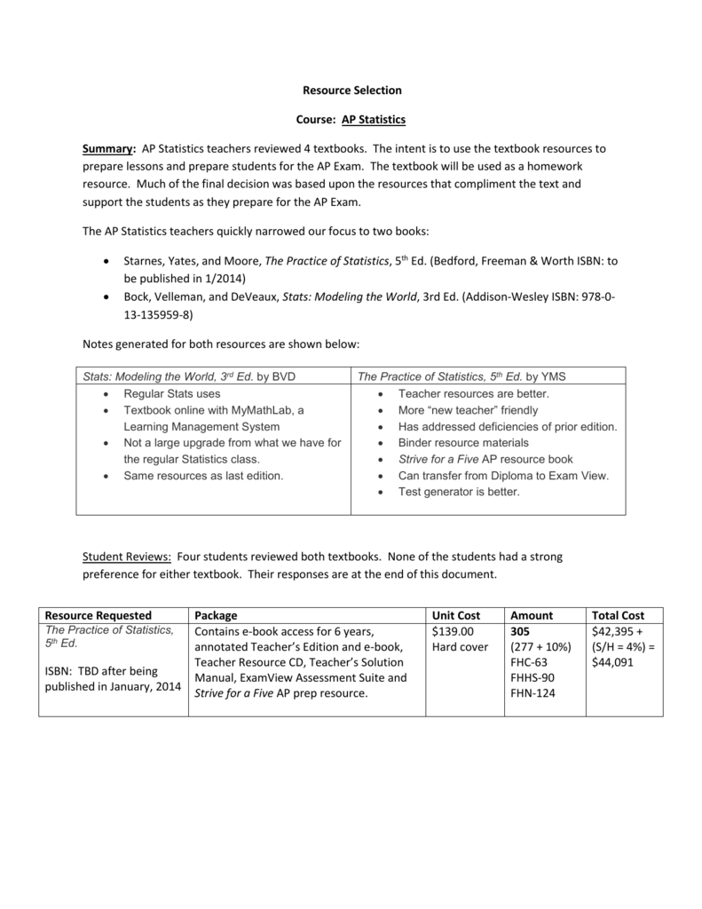 stats modeling the world ap edition 3rd edition