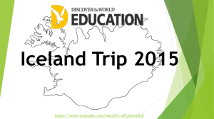 Iceland Trip 2015 - Debenham High School