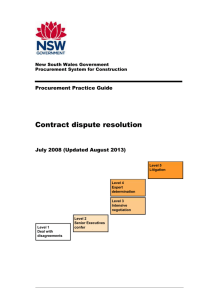 Contract dispute resolution - ProcurePoint