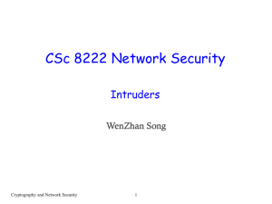 Intruders - Sensorweb Research Laboratory