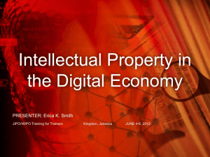 IP in the Digital Economy - Erica Smith
