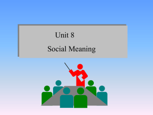 Lecture 8：Associative Meaning