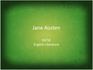 Jane Austen Pride and prejudice
