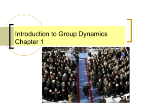 Introduction to Group Dynamics