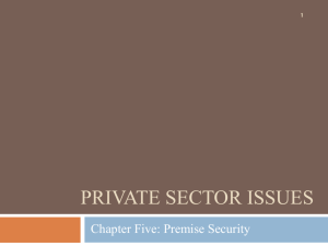 Private Sector Issues