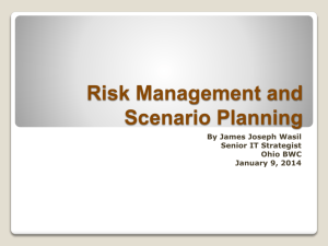 Risk Management and Scenario Planning