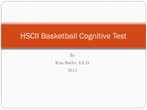 HSCII Basketball Study Guide