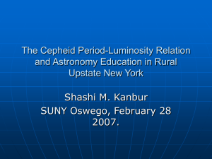 The Cepheid Period-Luminosity Relation and Astronomy Education