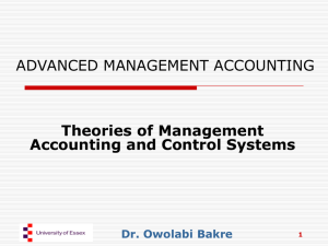 Management Accounting (AC 903)