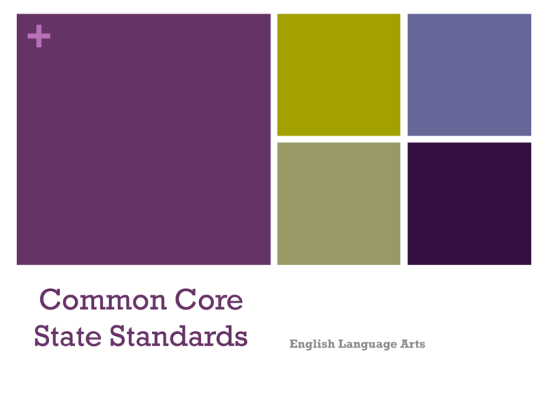 Common Core State Standards