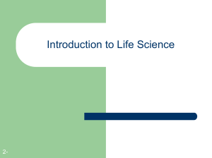 Introduction to Life Science