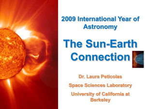 Sun-Earth Connection Presentation