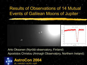 Results of Observations of 14 Mutual Events of Galilean Moons of