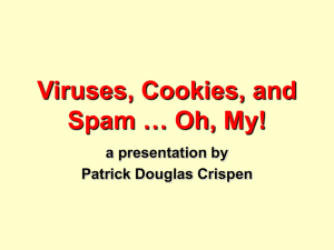 Viruses, Cookies, and Spam …Oh, My!