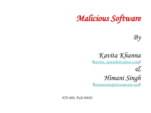 Malicious Software