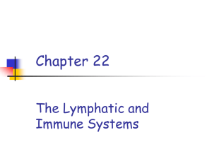 Chapter 22 The Lymphatic System, Nonspecific Resistance to Disease