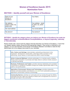 WOE Application Form 2015 - Nova Vita Women's Services