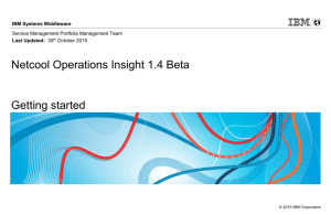 IT Service Management Portfolio Roadmap