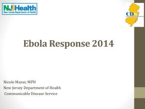 Ebola Response 2014