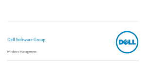 Dell Software for Windows Server Migration