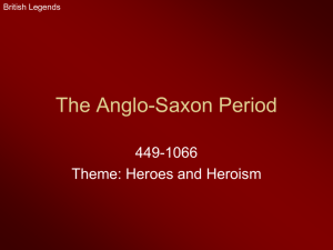Anglo Saxon Powerpoint
