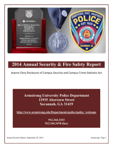 2014 Annual Security & Fire Safety Report