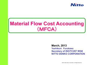 MFCA presentation from Japan