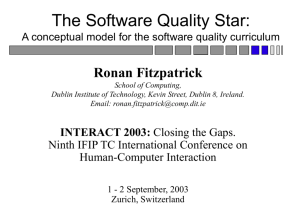 Software Quality Definitions and Strategic Issues