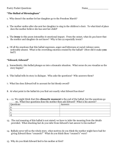 Poetry Packet Questions