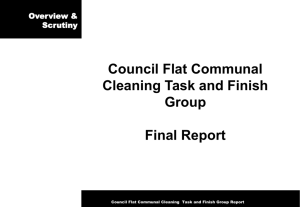 Council Flat Communal Cleaning