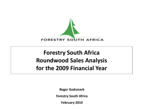 FSA Timber Sales Analysis 2007