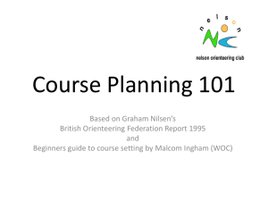 Course planning 101 - Nelson Orienteering Club