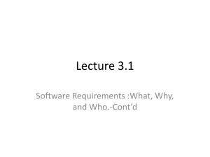 lecture3.1 - Software Engineering Courses