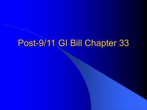 Post-9/11 GI Bill Chapter 33