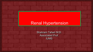 Renal Hypertension