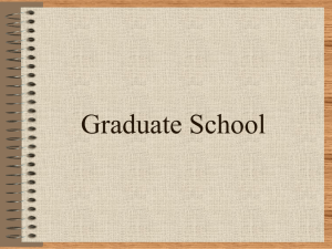 Graduate School Information