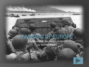 Invasion of Europe - Michael Pastor