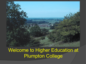 Welcome to Plumpton College