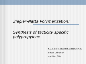 Ziegler-Natta Polymerization