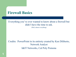 Firewall Basics