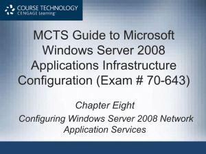 MCTS Guide to Microsoft Windows Server 2008 Applications