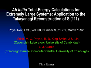 Ab Initio Total-Energy Calculations for Extremely Large Systems