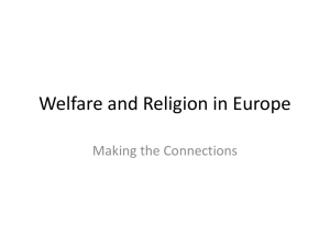 Welfare and Religion in Europe – Grace Davie Keynote Session 4