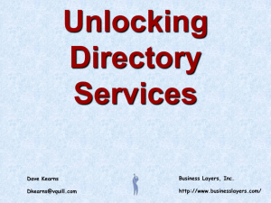 Directory Services