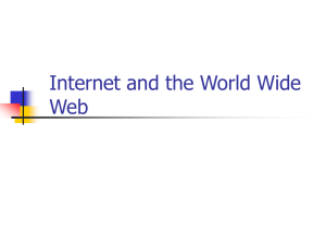5 Internet and WWW - College of Computer and Information