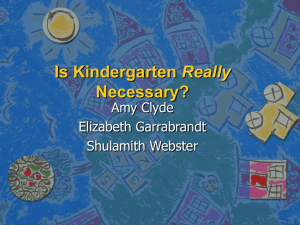 Is Kindergarten Really Necessary?