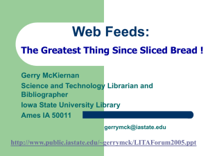 Web Feeds - American Library Association