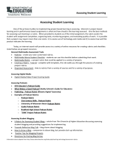 Assessing Student Learning - Louisiana Department of Education