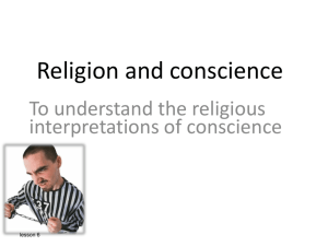 Religion and conscience - Hamstead Hall Academy Virtual Learning